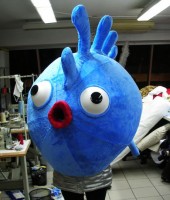Mavi Balık Maskotu